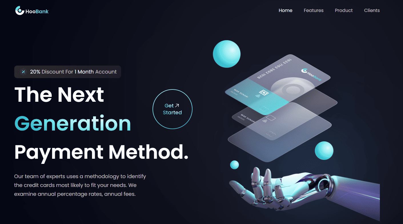 Modern Hoo Bank Payment UI
